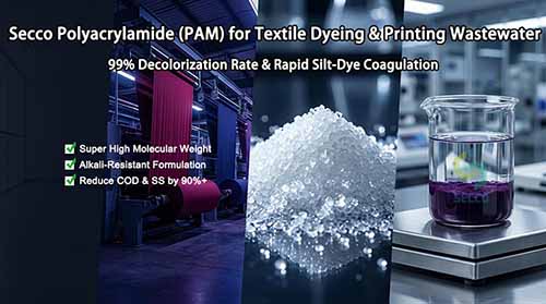 Poliacrilamida: o soluție multifuncțională pentru industria de tipărire și vopsire a textilelor